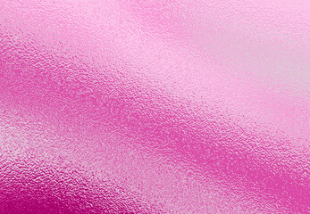 Pink Foil Texture with Crumpled and Shiny Metallic Surface