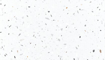 Naklejka premium White terrazzo background with
