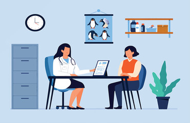 Veterinarian Consultation Doctor and Patient Meeting