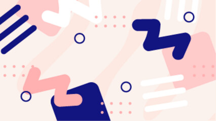 Abstract pink and blue geometric pattern suitable for backgrounds, textiles, social media graphics, and digital designs with a modern aesthetic.