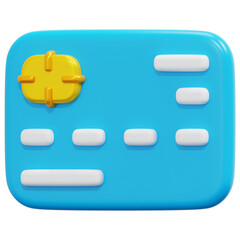 3D Credit Card Icon