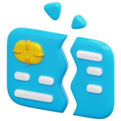 3D Broken Icon
