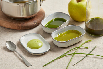 Simple vegan herb oil