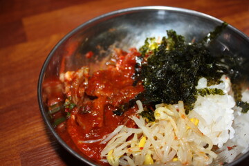 Korean food: Galbi-jjim (braised beef short ribs)