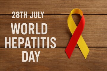 World Hepatitis Day 2025 Awareness Banner with Doctor, Liver Model, and Medical Illustrations Highlighting Cirrhosis, Liver Cancer, Fatty Liver and Viral Hepatitis Prevention