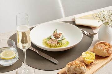 Carrot and kohlrabi starter 