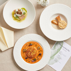 Festive three-course vegan menu