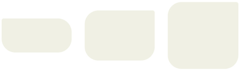 やわらかベージュの角丸図形