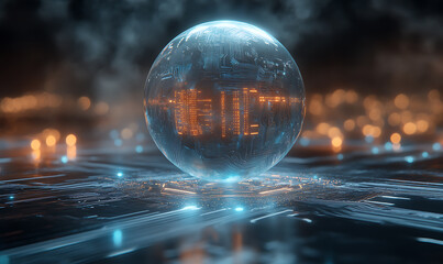 3D abstract visuals and futuristic elements isolated on black, designed for versatile commercial use across technology, minimal, sci-fi, and eco concepts