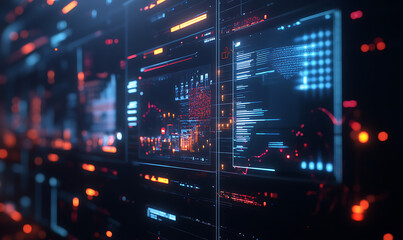 3D abstract visuals and futuristic elements isolated on black, designed for versatile commercial use across technology, minimal, sci-fi, and eco concepts