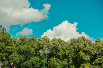 Summer Greenery and City Scenes in Oslo’s Slottparken Area 오슬로 슬로트파르켄 지역의 여름 초록과 도시 풍경