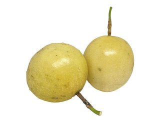 Tropical passion fruit , two