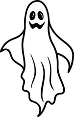 halloween ghost cartoon