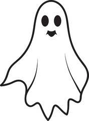 halloween ghost vector