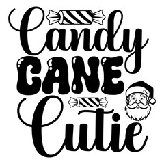 Candy Cane Cutie svg design