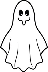 halloween ghost cartoon