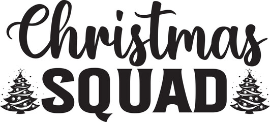Basic RGB Christmas Squad svg design