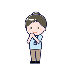 介護士／ななめ／女性 22