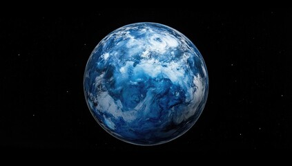 Earth from space, detailed view