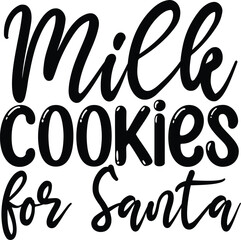 Basic RGB Milk Cookies for Santa svg design