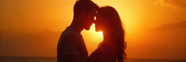 A tender embrace, bodies intertwined, conveying warmth, love, and comfort Silhouette emphasizes intimacy and emotional connection against a soft, sunlit background , tender, closeness
