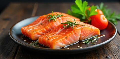 Freshly caught fish fillets, glistening and ready for cooking Perfectly portioned for a healthy and delicious meal Ideal for culinary use or restaurant menus , fillet, market