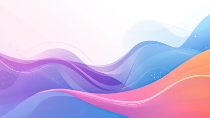 Obraz premium Abstract colorful wave design.