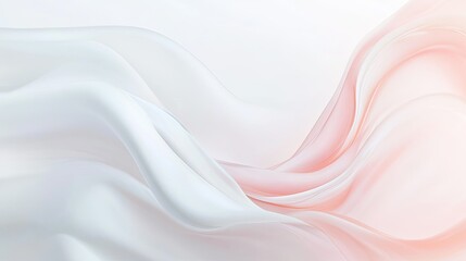 Obraz premium Delicate, flowing fabric drapes in soft, pastel hues.