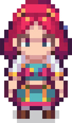 Amazon Princess With Pink Hair