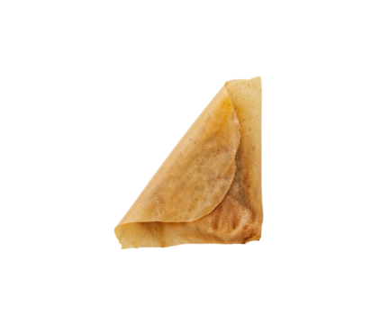 Carefully Folded Beeswax Wrap Presented in an Equilateral Triangle Shape for an Eco-Friendly and Sustainable Food Storage Solution