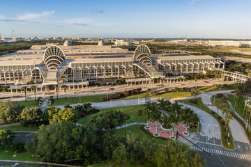 Orange County Convention Center Orlando Aerial View. October 10, 2023.