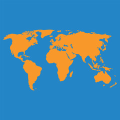 ilustration yellow word map