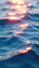 Shimmering foil texture on a water surface, creating an abstract background with reflective light and subtle ripples Perfect for design projects needing a luxurious, ethereal feel , foil, peaceful