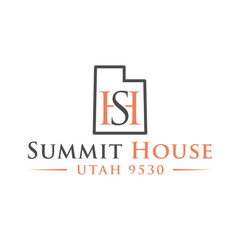 pizza restaurant logo in idaho state with letters HS