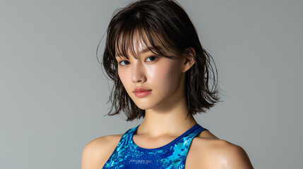 美女, 女性, 美しい, 顔, モデル, 日本, 韓国, 中国, アジ