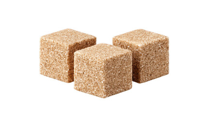 Three light brown sugar cubes (1)