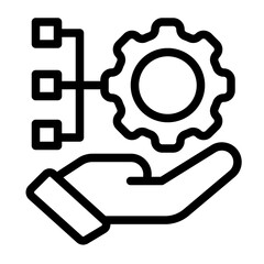 Hand Holding Networked Gear