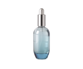 Elegant transparent hyaluronic acid bottle with a sleek dropper, promising rejuvenation and advanced skincare