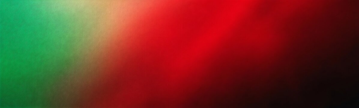 Fundo gradiente desfocado blured vermelho e verde. Capa para poster, cartaz, apresenta&ccedil;&atilde;o de produto. Banner para website. Fundo de tela, prote&ccedil;&atilde;o de tela. Fundo texturizado com efeito ru&iacute;do.Fundo car
