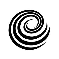 Naklejka premium Abstract logo icon for sports event such as marathon or triathlon showing motion and speed on transparent background 