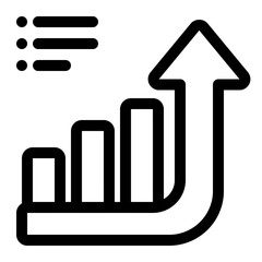 Upward Trending Bar Graph