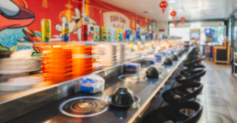 Modern Mala Hotpot Restaurant with Conveyor Belt