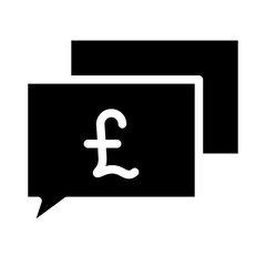 pound sterling glyph icon