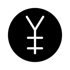 yen glyph icon