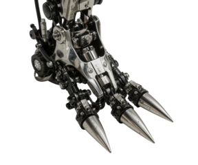 Intricate Mechanical Claw, A Detailed Study in Robotic Engineering and Futuristic Design Aesthetics with Advanced Joints