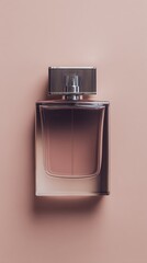 Elegant, frosted perfume bottle