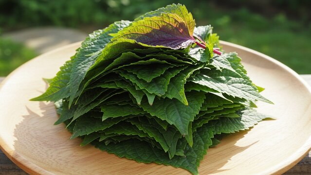 Perilla leaves