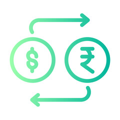 exchange gradient icon