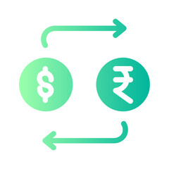 exchange gradient icon