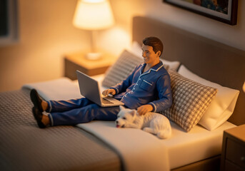 Work from home, The funny co-worker